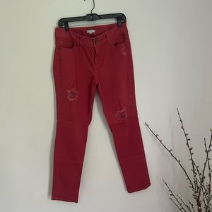 New York & Co distressed jeans